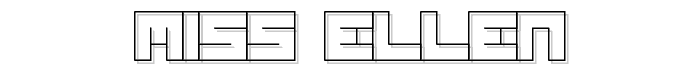 Miss Ellen font